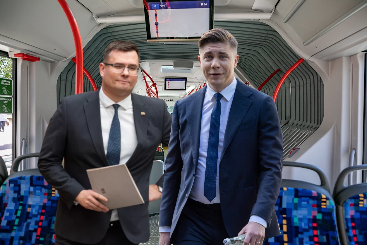 ATNAUJINIMAS: Mindaugas Sinkevičius irgi pasiklydo autobuse